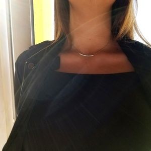 Sterling Silver Bar Necklace